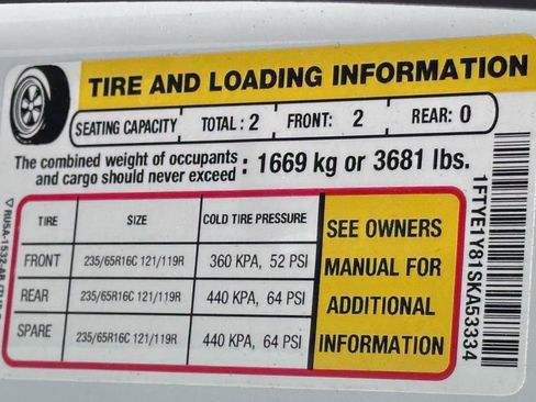 New 2025 Ford Transit 150 Low Roof w/ Load Area Protection Package RWD image 28