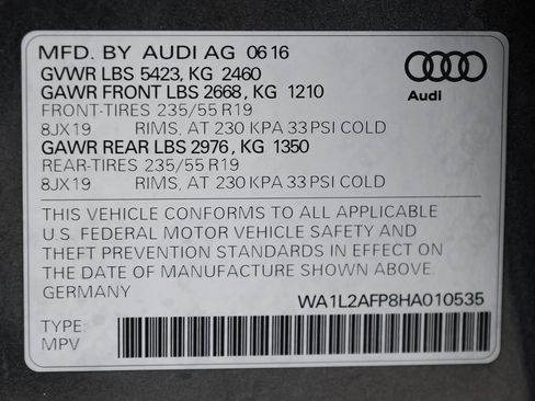 Used 2017 Audi Q5 2.0T Premium Plus w/ Technology Package image 75