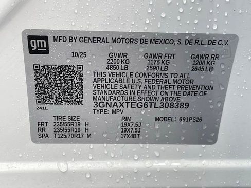 New 2026 Chevrolet Equinox RS w/ LPO, Floor Liner Package AWD/4WD image 24