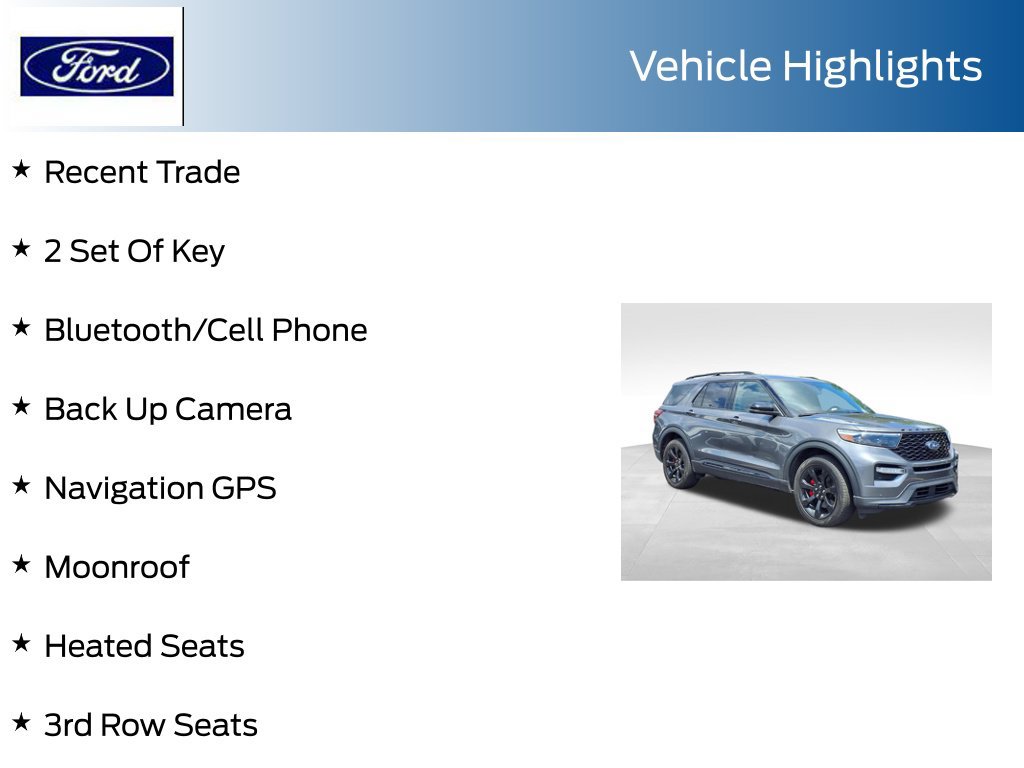 Certified 2023 Ford Explorer ST w/ Equipment Group 401A AWD/4WD image 7