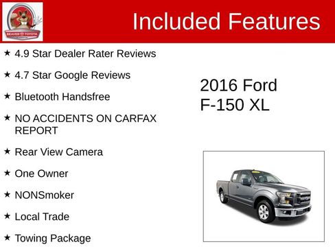 Used 2016 Ford F150 XL w/ Equipment Group 101A Mid image 4