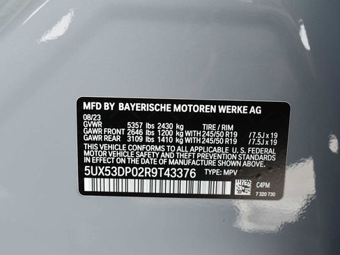 Certified 2024 BMW X3 xDrive30i w/ M Sport Package AWD/4WD image 24