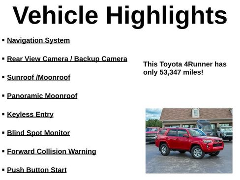 Used 2022 Toyota 4Runner SR5 Premium w/ Moonroof Package AWD/4WD image 40