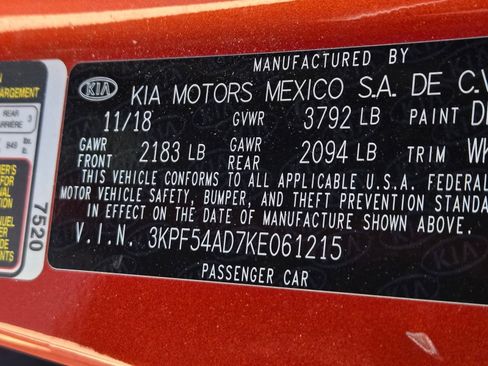Used 2019 Kia Forte EX w/ EX Launch Edition FWD image 13