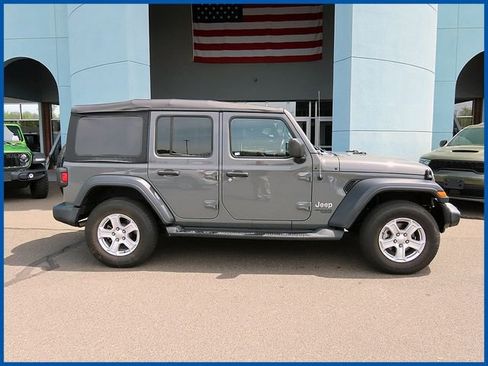 Certified 2021 Jeep Wrangler Unlimited Sport AWD/4WD image 1