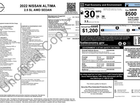 Used 2022 Nissan Altima 2.5 SL image 4