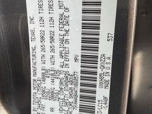 New 2026 Toyota Sequoia Capstone image 24