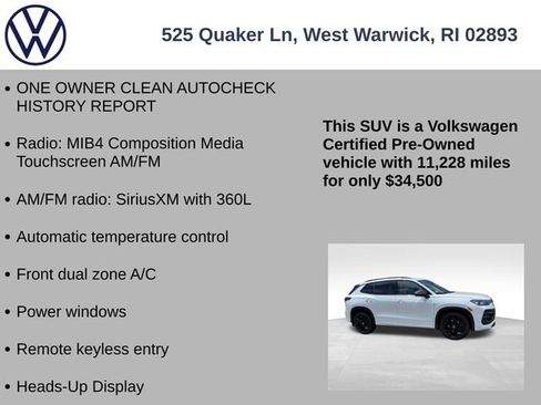 Certified 2025 Volkswagen Tiguan SE R-Line AWD/4WD image 7
