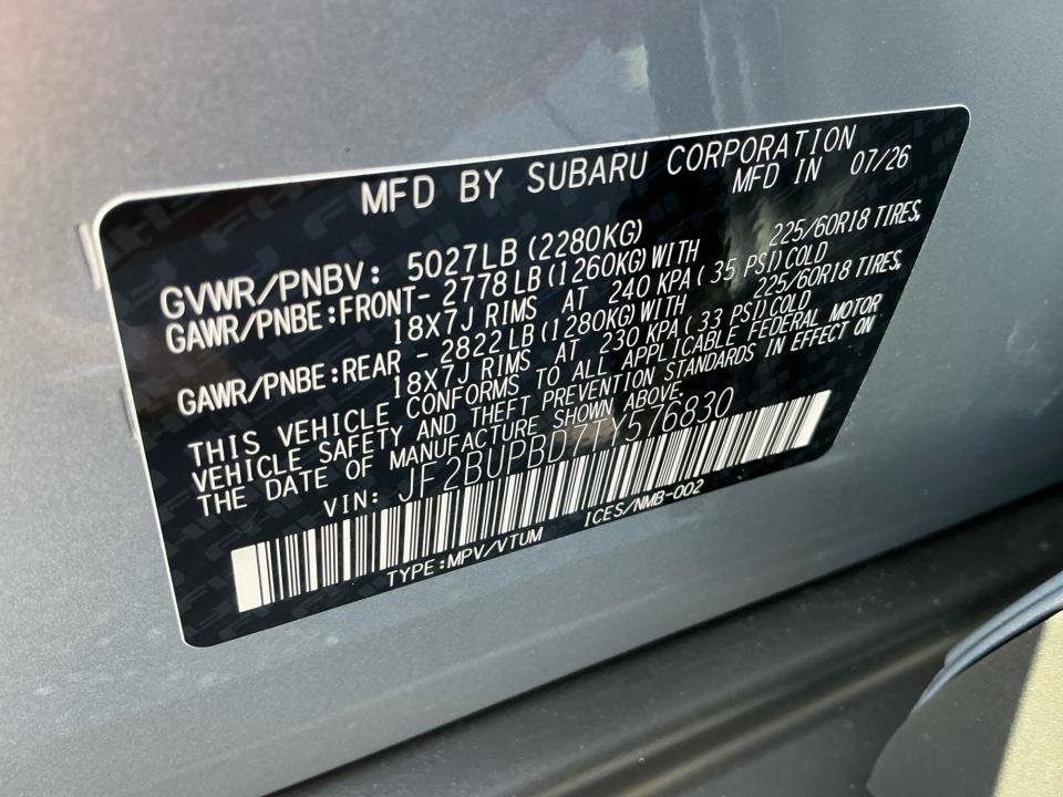 New 2026 Subaru Outback Premium AWD/4WD image 35