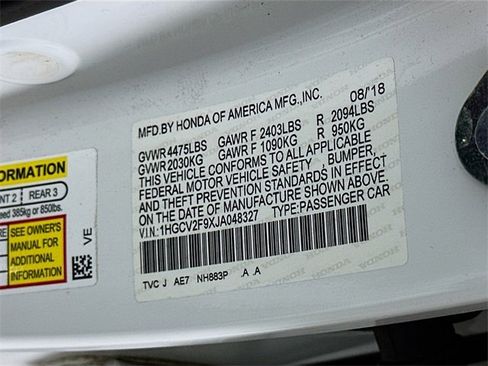 Certified 2018 Honda Accord Touring image 35