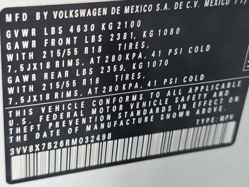 Used 2024 Volkswagen Taos S AWD/4WD image 34