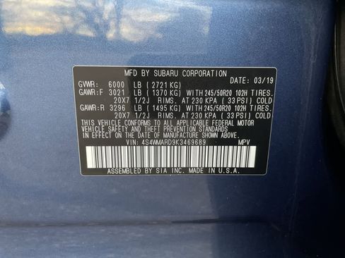 Used 2019 Subaru Ascent Touring w/ Popular Package #3 image 37