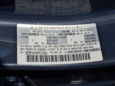 Used 2023 MAZDA MAZDA3 s FWD image 25