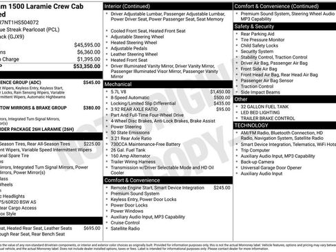 Used 2017 RAM 1500 Laramie w/ Convenience Group AWD/4WD image 7