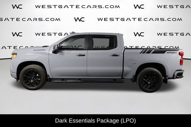 Used 2024 Chevrolet Silverado 1500 Custom w/ LPO, Dark Essentials Package RWD image 5