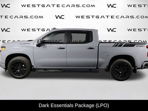 Used 2024 Chevrolet Silverado 1500 Custom w/ LPO, Dark Essentials Package RWD image 5