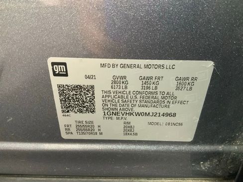 Used 2021 Chevrolet Traverse LT image 35