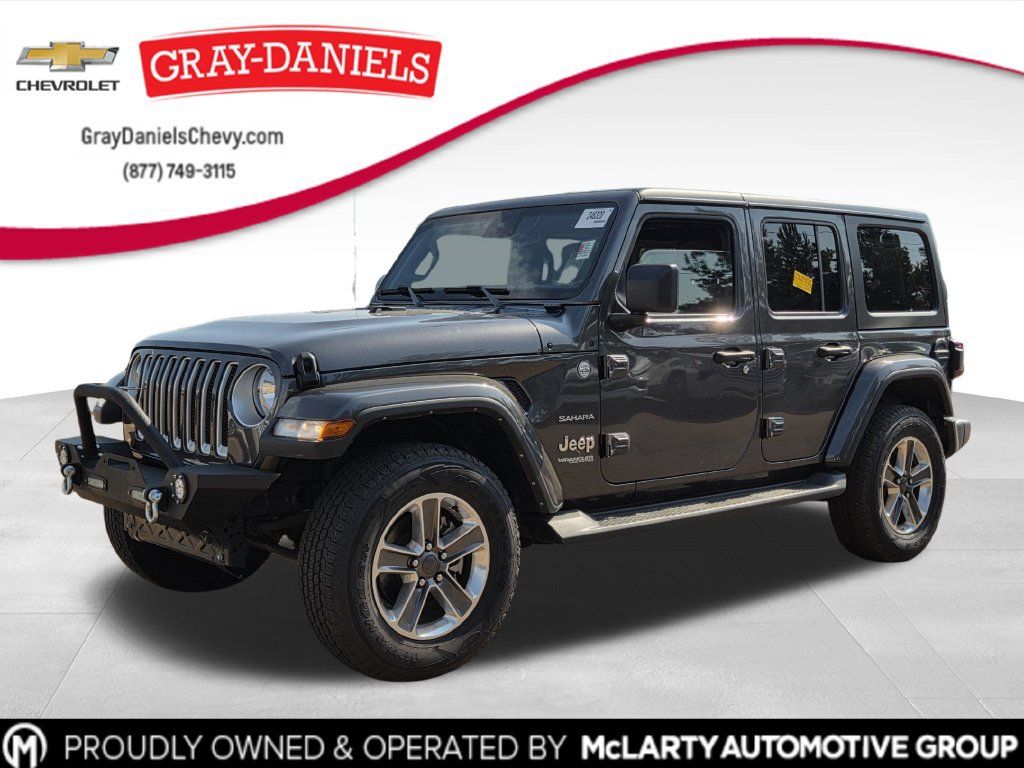Used 2022 Jeep Wrangler Unlimited Sahara w/ Cold Weather Group AWD/4WD 360° Tour