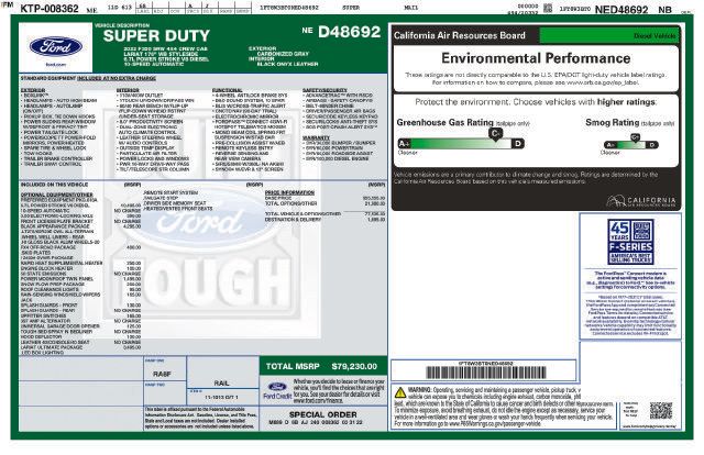 Used 2022 Ford F350 Lariat w/ Black Appearance Package AWD/4WD image 3