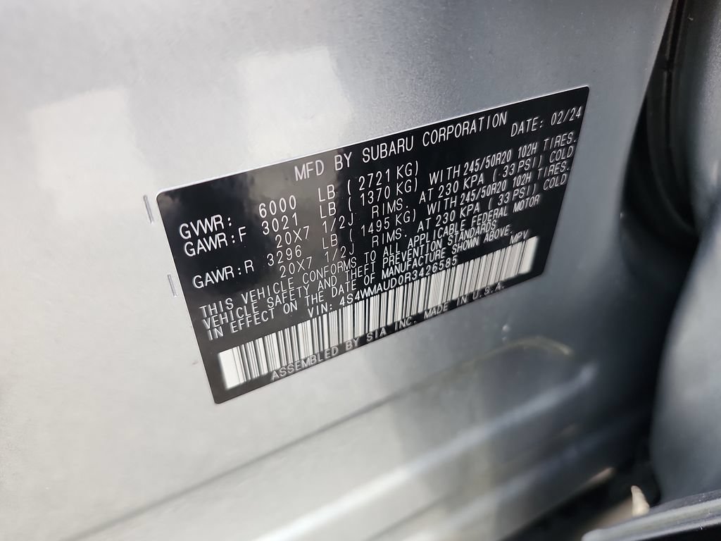 Used 2024 Subaru Ascent Limited w/ Technology Package AWD/4WD image 36