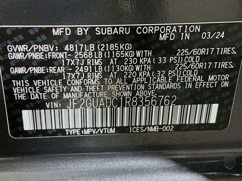 Certified 2024 Subaru Crosstrek 2.0i Premium image 27