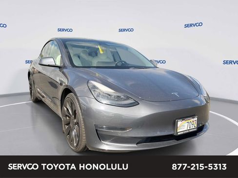 Used 2022 Tesla Model 3 Performance AWD/4WD image 1
