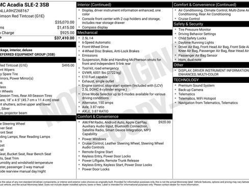 Used 2017 GMC Acadia SLE image 5