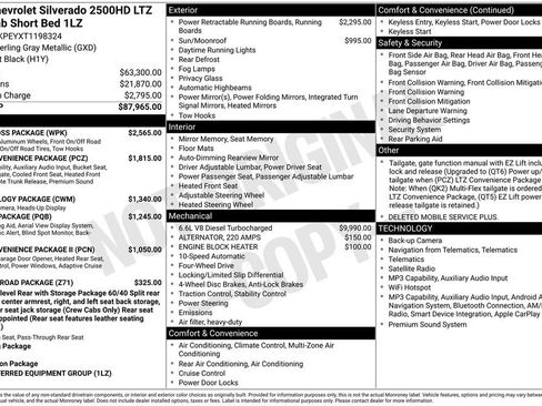 New 2026 Chevrolet Silverado 2500 LTZ w/ Trail Boss Package AWD/4WD image 45