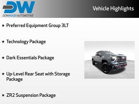 New 2026 Chevrolet Silverado 2500 ZR2 w/ LPO, Dark Essentials Package AWD/4WD image 3