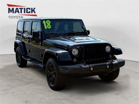 Used 2018 Jeep Wrangler Unlimited Sahara image 1
