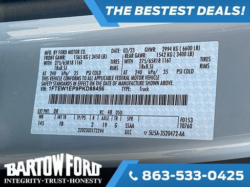 Used 2023 Ford F150 XLT w/ Equipment Group 302A High image 32