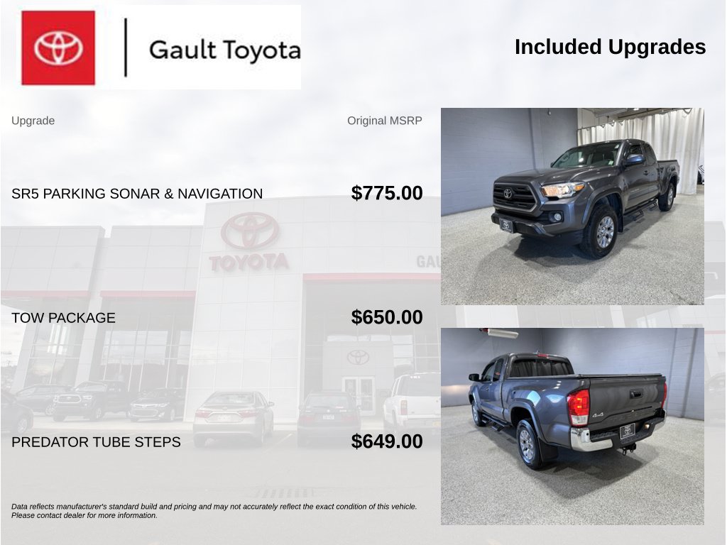 Used 2017 Toyota Tacoma SR5 w/ Tow Package AWD/4WD image 4