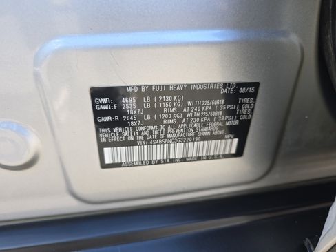 Used 2016 Subaru Outback 2.5i Limited image 34