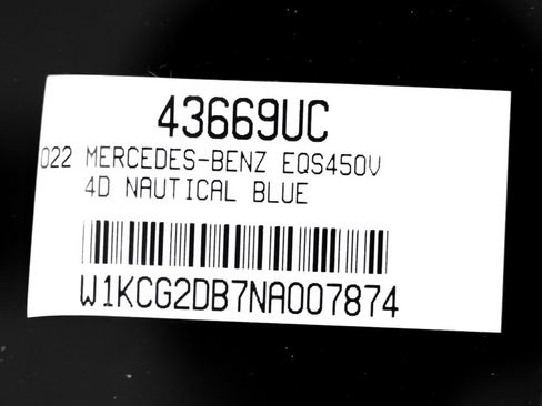 Certified 2022 Mercedes-Benz EQS 450+ Sedan image 24