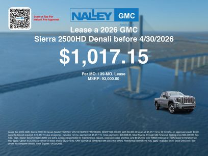 New 2026 GMC Sierra 2500 Denali w/ Denali Reserve Package