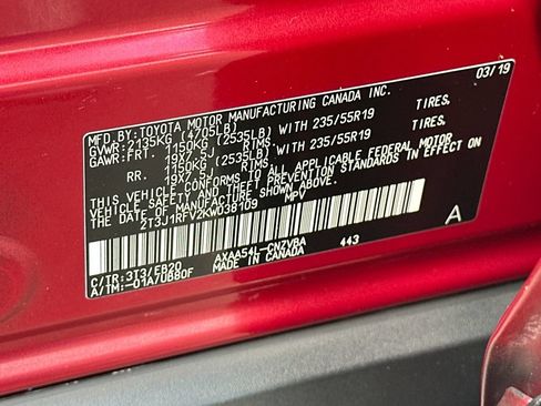 Used 2019 Toyota RAV4 Adventure w/ All Weather Liner Package AWD/4WD image 23