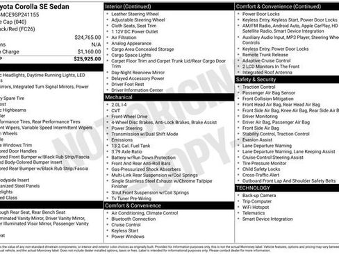Used 2025 Toyota Corolla SE image 7
