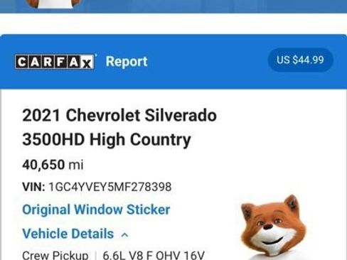 Used 2021 Chevrolet Silverado 3500 High Country w/ Z71 Off-Road Package AWD/4WD image 7