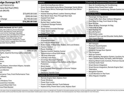 Used 2025 Dodge Durango R/T AWD/4WD image 2