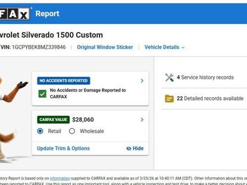 Used 2021 Chevrolet Silverado 1500 Custom w/ Rally Edition image 5