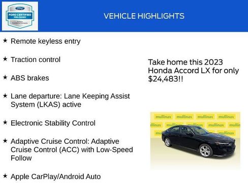 Used 2023 Honda Accord LX image 17