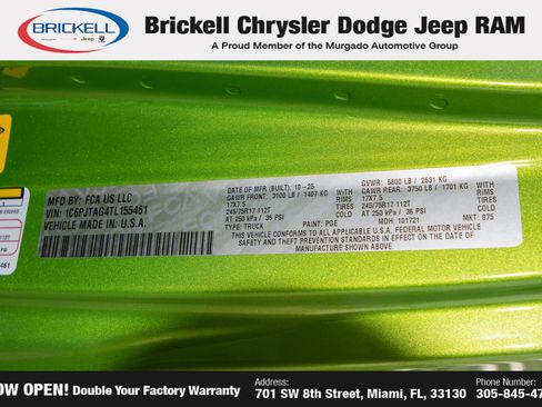 New 2026 Jeep Gladiator Sport AWD/4WD image 33