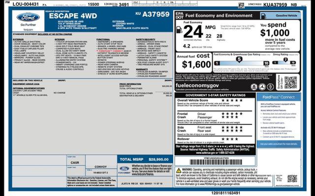 Used 2019 Ford Escape SE AWD/4WD image 15