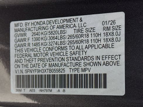 New 2026 Honda Passport RTL image 38