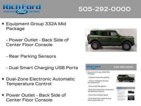 Certified 2025 Ford Bronco Badlands AWD/4WD image 68