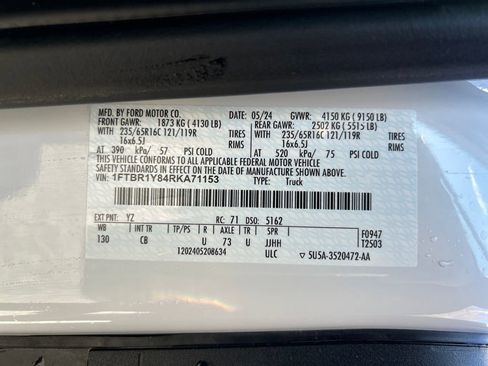 Used 2024 Ford Transit 250 Low Roof w/ Exterior Upgrade Package image 27