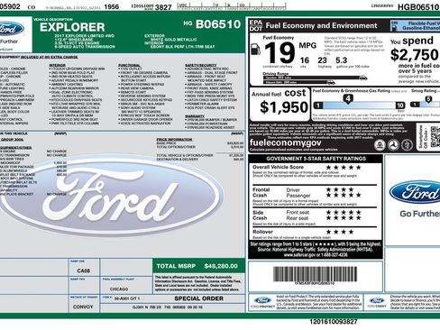 Used 2017 Ford Explorer Limited AWD/4WD image 4