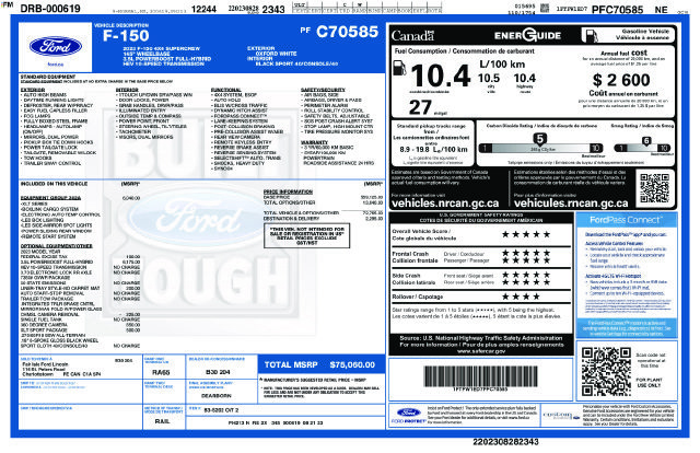 Used 2023 Ford F150 XLT w/ Equipment Group 302A High AWD/4WD image 23