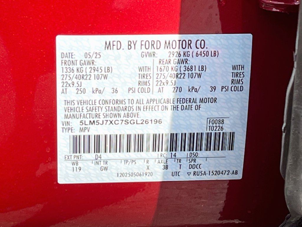 Used 2025 Lincoln Aviator Reserve w/ Equipment Group 201A AWD/4WD image 35
