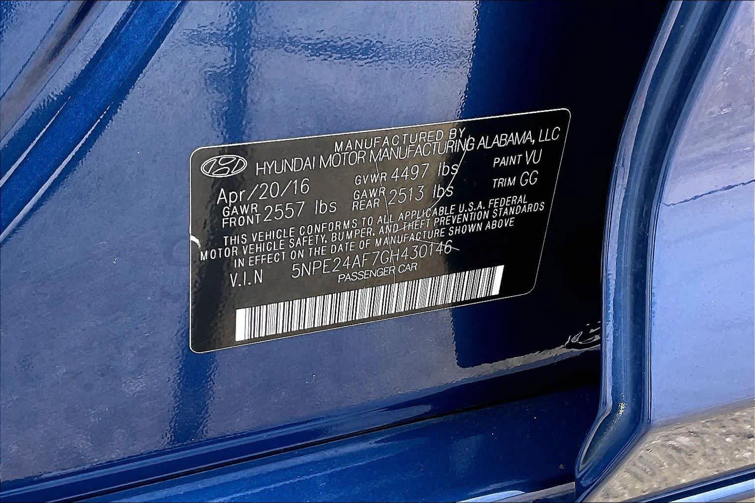 Used 2016 Hyundai Sonata SE FWD image 36